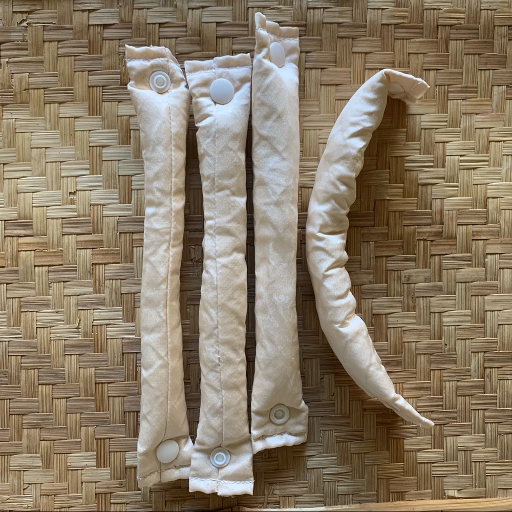 100% Silk Hair Rollers from My Easy Curls Taupe